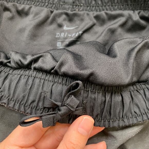 Nike Shorts Womens S Small Gray Black Dry Heather Tempo Running Brief Lined - Picture 5 of 14